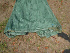 Military T-10 Light Green Reserve Parachute Lines Cut At Canopy