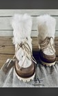 Aquatalia Women   s Genuine Lamb Fur   Suede Winter Boots     Size 8 5     Brand