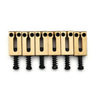 Brass Bridge Saddles For Fender   Stratocaster  Telecaster Strat Tele 10 8 10 5mm