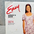 Mccalls 3074 Scoop Neck Dress W Princess Seams Misses Size 10 16 Sewing Pattern