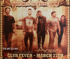 Hinder 2013 Poster Freak Show Concert Acidic Club Fever Bar South Bend In 11x17 
