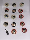 Vintage The Beatles Pin Lot Of 15 Pins