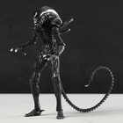Aliens Warrior Alien Vs Predator Avp Black 7  Action Figure 1 12 Series 7