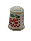Vintage Country Store Advertisement   Ralston Breakfast Food  Porcelin Thimble 