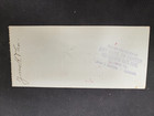 1909 The Second National Bank Culpeper Virginia Bank Check