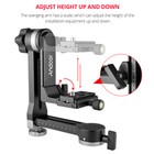  Gimbal Tripod Head 360   Panoramic Head Quick Release Plate For Dslr B4u4