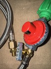 Bayou M5hpr-1 10 Psi Lp Gas Propane Regulator Valve 48  Stainless Braided Hose