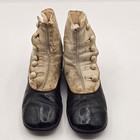 Vintage Victorian Child s High-top Shoes 1890s Button-up Leather