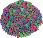 Aquarium Gravel 5 Lbs Glofish Pink Green Blue Mix For Fish Tanks