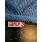 Majestic Milwaukee Brewers Mlb Therma Base Navy Blue Mesh Pullover Jersey Mens