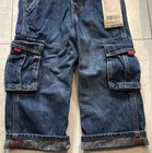 Oshkosh Bgosh Blue Denim Overalls Vestbak Adjustable Straps Pockets Size 2t