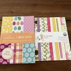Floral Scrapbook Paper Pad Lot Pinkfresh Simple Stories P13 6x6 6x8