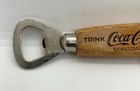 Vintage Advertising German Trink Coca Cola Bottle Wooden Opener