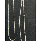 Bracelets And Necklace Set Gold Silver Dainty Minimalist 3pc Bundle Simple