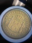 1864 Spanish Philippines Isabel Ii 4 Pesos Gold Coin Manila Mint Km 144