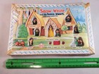 Marx Disney Disneykins Series 1 Snow White 7 Dwarfs Playset  hand Painted 1961 