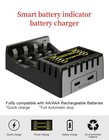 Intelligent Battery Charger 4 Slot For Aa Aaa Ni-cd Ni-mh Rechargeable Batteries