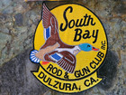 Vintage Nos South Bay Rod   Gun Club Dulzura Ca Embroidered Hunting Patches 80 s