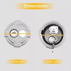 2 3 8  Locking Diesel Fuel Cap Fit 02   Up Freightliner M2 Small Semi Box Trucks