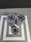 22 Empty 1960-70s Super 8mm 3  Film Reels  Gray Plastic Used Marked Made In Usa