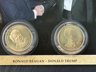 Us Republican National Committee Ronald Reagan   Donald Trump Coins N395