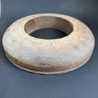 Vintage Unmarked Wood Hat Block Millinery Hatters Brim Mold Form  514x 7  3