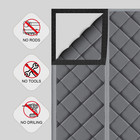 Magnetic Thermal Insulated Door Curtain  Fits Door Size 38  X 82   Thicken Nylon