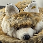 Steiff Vintage Red Fox Plush Laying Down 1545 99 48   read 