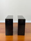 Pair Of Polished Black Granite Modern  4  X 6  Bookends  Euc