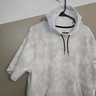 Old Navy Men s Active Dynamic Fleece Short Sleeve Hoodie Shirt  Camo Size Large