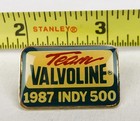 Vintage Team Valvoline 1987 Indy 500 Pin Hat Lapel Nos Racing Gasoline Oil Promo