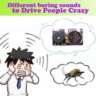 Uzcibu Noise Cricket Hidden Pranks Boring Sound Maker 3 Pack  Purple
