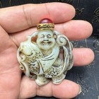 Ancient China  Exquisite Jade  Pure Hand Carving  Hetian Jade  Snuff Bottle