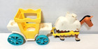 Vtg 1974 Fisher Price Little People Play Family Castle  993 Royal Carriage