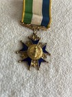 Obsolete Honor Legion New York City Nypd Medal Old Vintage Hallmarked W  Ribbon