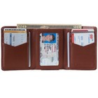Alpine Swiss Mens Trifold Wallet Rfid Blocking Genuine Leather Bifold Id Window