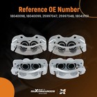 Front And Rear Brake Calipers W  Bracket Set Of 4 For Chevy Avalanche Tahoe Gmc