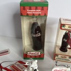 Coca Cola Christmas Ornaments Lot Of 6 Polar Bears  Santa Boxes   Coke Bottles