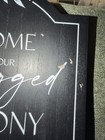 Wedding Sign ceremony unplugged welcome