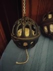 Antique 19th Century Early  Victorian Cast Iron String Holder