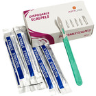10 Pcs Box- Sterile Disposable Scalpels  20 Single Use - Dissecting  Surgical
