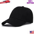 Cotton Baseball Cap Ball Dad Hat Adjustable Plain Solid Washed Men Premium 2026
