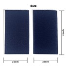 2   X 4   Navy Hook And Loop Strips With Adhesive Sets Of 15 Nylon Strong Sti   