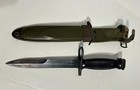 Vintage Vietnam War Us M7 Boc Bayonet   Usm8a1 Twb Scabbard - Sharp Factory Edge