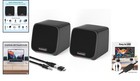 Sleek Usb Powered Desktop Speakers - Compact Audio Experience For Pcs   Laptops
