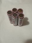 5 Unsearched Fed Penny Rolls From Bank Box Look For Wheat   Other Collector 