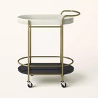 Bar Tray Top Serving Cart Cream gold - Kate Spade New York