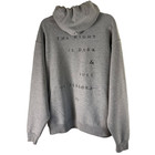 Game Of Thrones Loot Crate Dx Hoodie Xl Grey Sword And Flame Night Is Dark Hbo