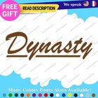 Fits Dynasty Drum Vinyl Decals Stickers Bass Drumming Music Band Old Vintagage
