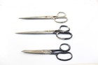 Collect Vintage Scissor Lot Of 3 2 - 9  Shears And 1 - 7  General
